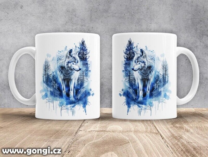 Hrnek - 0399 - Forest - Vlk v krajině 03